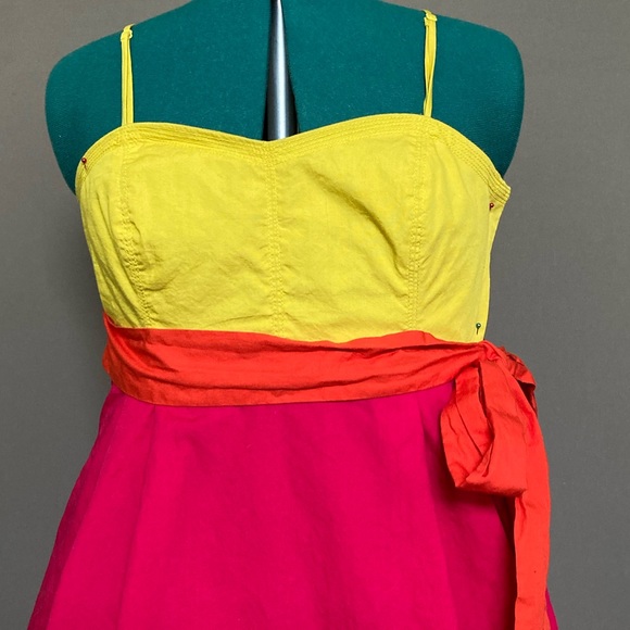Bold color block dress Maeve for Anthropology Size 2 - Picture 2 of 4